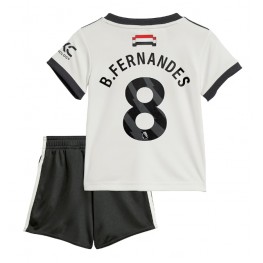 Manchester United Bruno Fernandes #8 Derde tenue Kids 2024-25 Korte Mouw (+ Korte broeken)